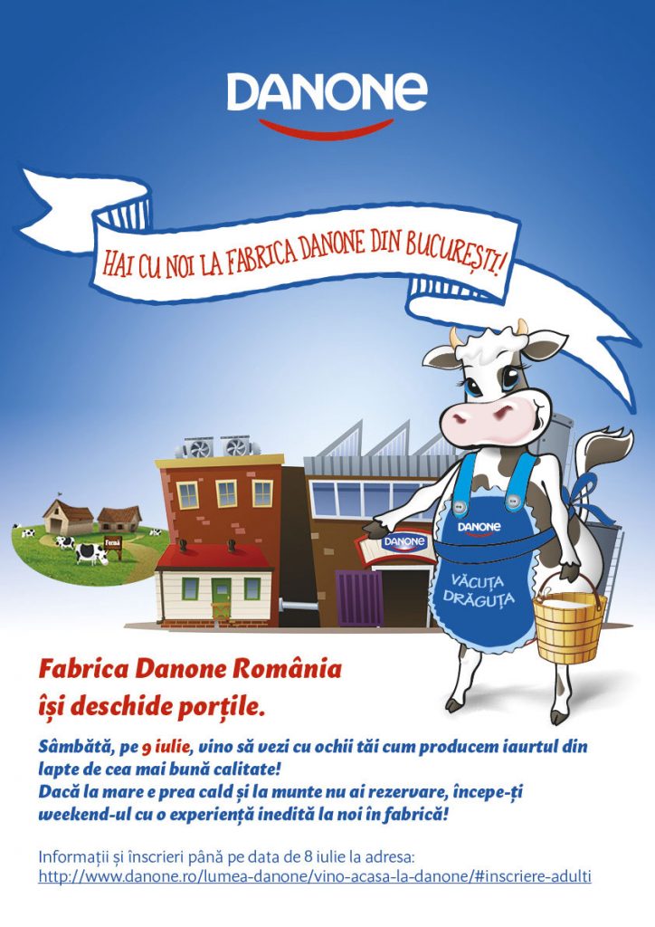 Ziua Portilor Deschise la fabrica Danone