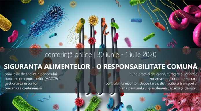“Siguranta alimentelor, o responsabilitate comuna” – tema viitoarei conferinte online organizata de RO.aliment