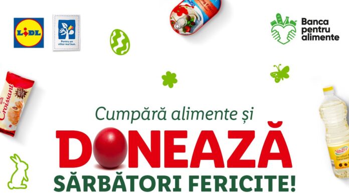 Campanie de donare de alimente în rețeaua de magazine Lidl donare