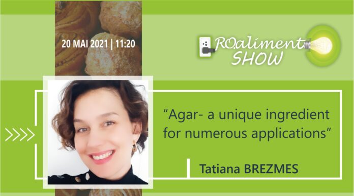 ROA SHOW 2021: Agar – un ingredient unic pentru numeroase aplicații în industria alimentară