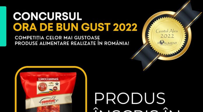 Comtim înscrie în competiția “Ora de bun gust” – Gustul ales 2022 Scăricica marinată “Bun de Gătit – Comtim”
