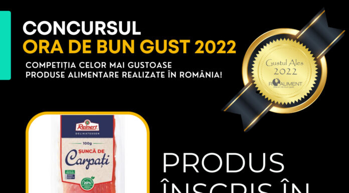 Reinert concurează în Competiția “Ora de bun gust” – Gustul ales 2022 cu Șunca de Carpați