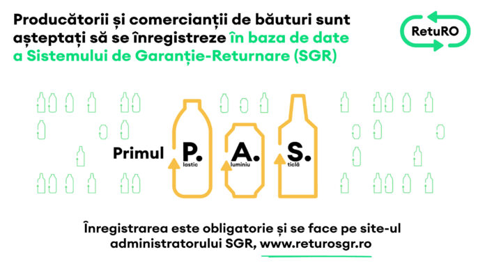 Sistemului de Garanție-Returnare (SGR) așteaptă producătorii să se înregistreze