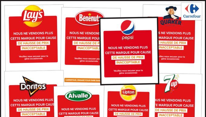 Reuters: Carrefour scoate de pe raft produse PepsiCo în patru țări din UE