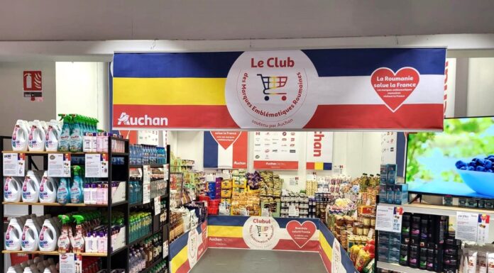 Produse și mărci iconice românești la Auchan La Defense din Paris