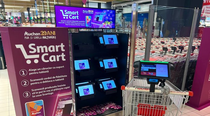 Pentru cumpărături mai simple, rapide și confortabile, Auchan își extinde experiența digitală și testează Smart Cart,